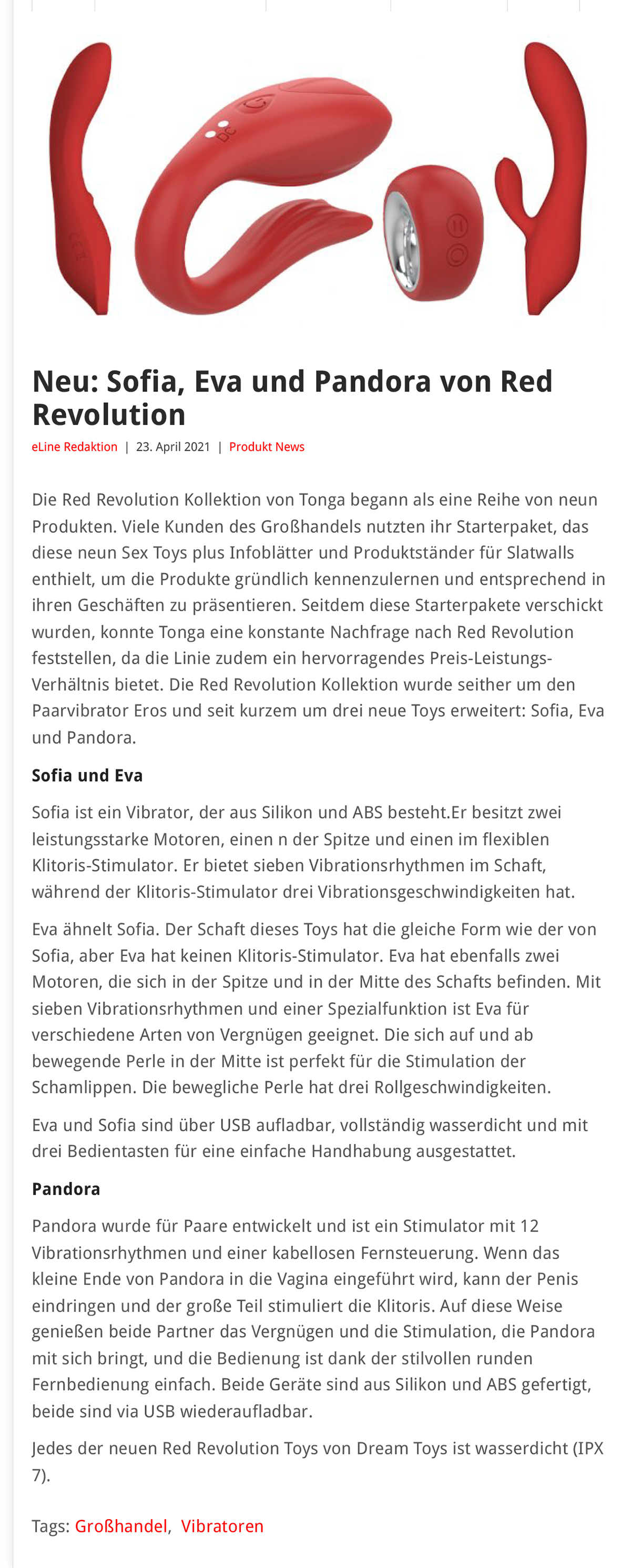 2021-04 eLine Online - Dream Toys Red Revolution